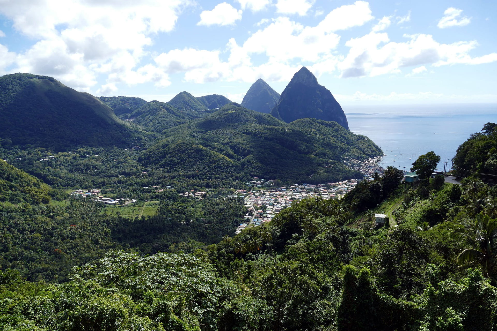 Landscape of St Lucia